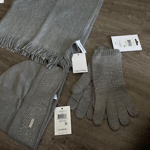 Calvin Klein Rhinestone Embellished Set